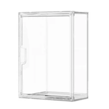 1PC Acrylic Display Case Clear Display Box Dustproof Box Collectibles Model Three Style Available - A: No Partition - View 2