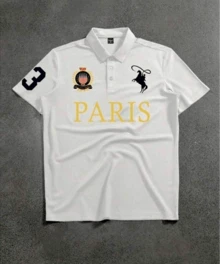 Men's Polo Shirt - New Release 2026 - Top Quality - Get Yours Now! Slim Fit, Premium Cotton, Comfortable, Casual, Spring/Summer - 白色 - 查看 2