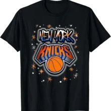 New York Knicks Airbrush Logo T-Shirt - màu đen - Xem 1