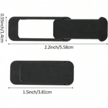 Protetor de Tela de Privacidade para Laptop e Smartphone, Capa Deslizante Ultrafina para Câmera, Adequado para Computadores, Tablets, Telefones, Escudo de Segurança em ABS, NQDZ - Multicolorido - Visão 4