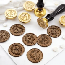 Custom Wax Stamp Kit, Custom Any Logo Wax Seal, Personalized Wax Seals, Custom Wax Seal Stamp Kit For Wedding Invitation, Wedding Wax Seal - Multicolor - View 4