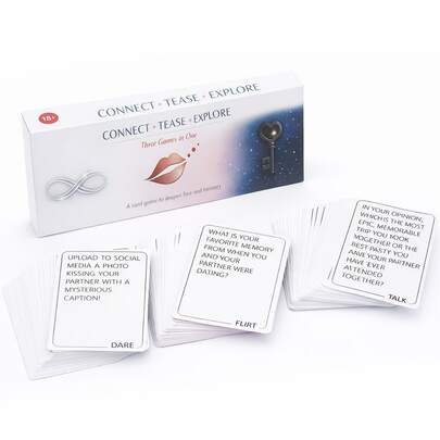 CONNECT TEASE EXPLORE Three Games In One Couple Card Games For Date Night Romantic Anniversary Gifts For Him Or Her Fun Connection Starters Questions And Activities For Couples Conversation Deck For Relationship Creative Wedding Gift Ideas
