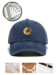 Lpc Men Women Sunflower PatternFashionable Baseball Cap For DailyLife Boho - One Size Fits All - View 7