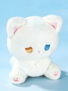 猫咪毛绒玩具，猫咪填充动物，适合儿童（男孩女孩皆宜），可爱柔软的毛绒抱枕，节日生日情人节礼物，复活节彩蛋填充物，生日惊喜礼物，圣诞装饰，生日/圣诞节/复活节礼物，送给女孩/孩子的礼物，儿童玩偶，儿童节礼物，生日礼物，派对礼品 - 彩色 - 查看 2