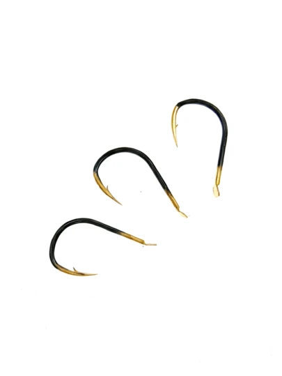 60pcs Black Gold Ishizuchi Fish Hooks, Barbed Flat Strengthened Fishing Hooks For Carp, Grass Carp, Crucian Carp Fishing, Tackle Accessories