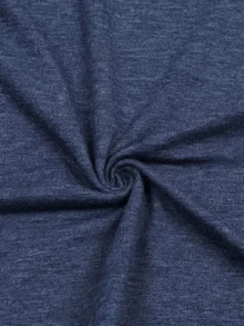 Large Size Casual Colored Cotton Short Sleeve Kitty Biscuits Bakery Cat Kneading Dough With Rolling Pin And Hearts Creative Print, Plus Size Short Sleeve For Spring And Autumn, Casual Style, Machine Washable - Navy Blue - View 3