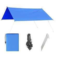 Outdoor Multifunctional Sunshade Canopy, Waterproof Sunscreen Beach Gazebo, Lightweight Moisture-Proof Ground Mat - Multicolor - View 11