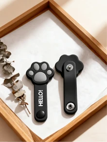 可爱硅胶卡通猫爪线缆整理器绕线器耳机数据线充电器线缆便携式收纳整理器妇女节礼物 - 彩色 - 查看 3