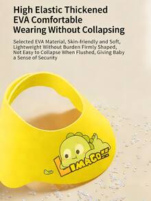 Leshuan Kids Waterproof Shampoo Cap, Ear Protection Bathing Hat For Infants And Toddlers - Blue - View 3