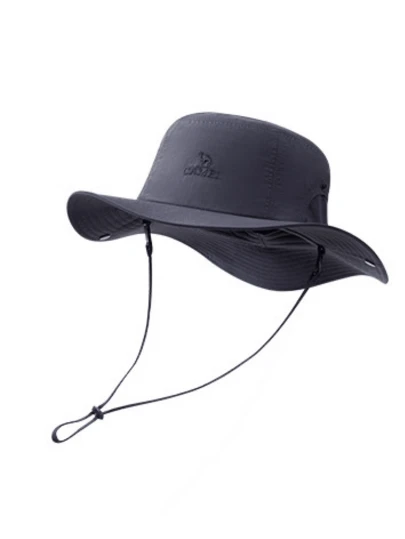 CAMEL CROWN Outdoor Leisure Sports Fishing Hat, Hiking Hat With Wide Brim For Sun Protection.