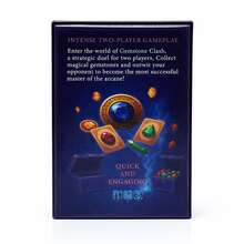 GEMSTONE CLASH Renaissance Gem Merchant Strategy Board Game Competitive Resource Management Engine Builder Masterpiece Jewel Crafting Tabletop Experience Noble Prestige Points Pursuit Tactical Card Drafting Adventure - Blue - View 5
