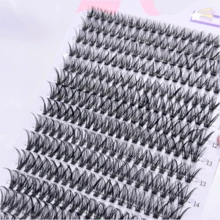 280 Pcs Mixed-Length False Lashes, 3D Thick Design, Suitable For Beginners, Ultra-Thin 0.05mm, Natural To Dramatic Look - D - View 3