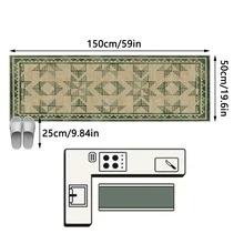 1pc Rug/Carpet/Area Rug/Bath Mat/Bath Rug/Door Mat/Runners/Runner Rug, Nordic Modern Creative - Abstract Geometric Diamond Pattern Hallway Long Runner Rug, Suitable For Bathroom, Kitchen, Entryway, Corridor, Bedside, Living Room, Bedroom, Soft & Washable, Home Decor - Multicolor - View 15
