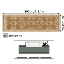1pc Rug/Carpet/Area Rug/Bath Mat/Bath Rug/Door Mat/Runners/Runner Rug, Nordic Modern Creative - Abstract Geometric Diamond Pattern Hallway Long Runner Rug, Suitable For Bathroom, Kitchen, Entryway, Corridor, Bedside, Living Room, Bedroom, Etc. + Soft Washable Rug, Home Decor - Multicolor - View 17