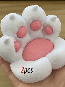 1pc Cute Cat Paw Shaped Desk Phone Holder, Colorful, Novel Design, Convenient Charging, Anti-Slip, Suitable For Multiple Scenarios Including Phone Stand, Slouchy Desktop Stand, Anti-Slip Plastic Tablet Stand, Battery Not Included - Multicolor - View 20