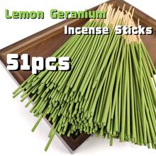 22cm Lemongrass Incense Sticks, Natural Fragrance, Light And Non-Irritating Scent, Suitable For Home, Office, Reading Scenarios, Versatile Aromatherapy - Lemon Geranium Incense - View 10