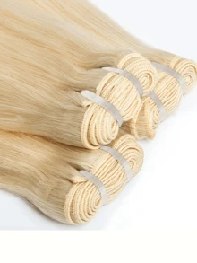 #613 # 1B Tóc thẳng tự nhiên, bó 2 lọn (18-30 inch), dệt đôi, phù hợp cho phụ nữ mọi chủng tộc, đa dạng kiểu tóc | Bó tóc thời trang | Tóc chất lượng cao - Nhiều màu - View 7