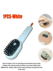 Multi-Functional Plastic Dispenser, Laundry Room Sports Shoes Cleaning Liquid, Innovative Design Cleaning Brush/Soft Bristle Liquid Shoe Brush, Multi-Purpose Shoe/Boot Brush, Sofa - Multicolor - View 13