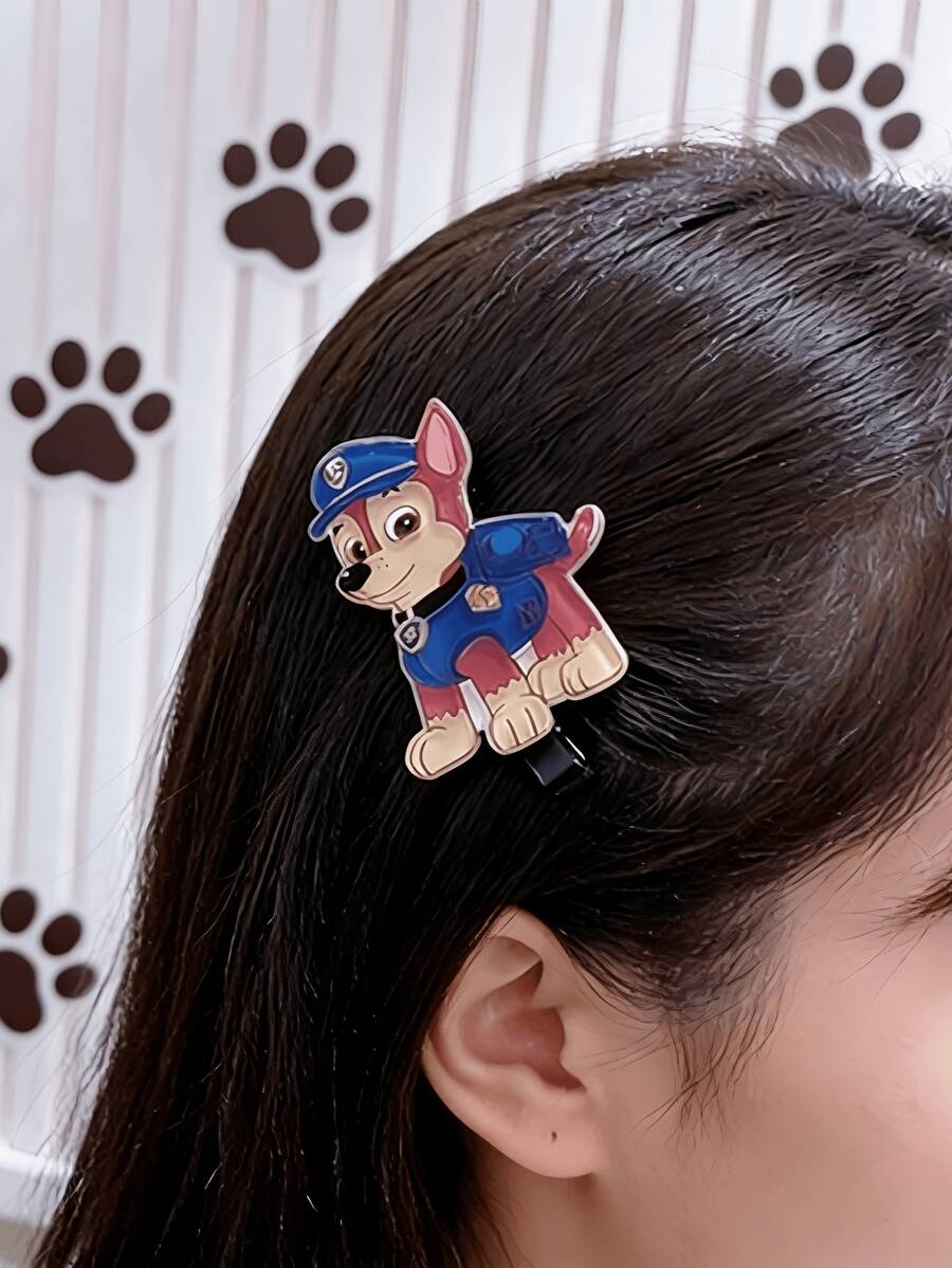 Paw Patrol Phụ kiện tóc hình gấu bông hoạt hình bằng acrylic cho bé gái, kiểu dáng dễ thương Châu Âu và Mỹ. Kẹp tóc hình chó. - Nhiều màu - Xem 1