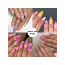 50Pcs Soft Nail Sponges For Ombre, Nail Art Sponges With Grabbing Pen, Aura Nails, Ombre Nail Brush, Manicure Nail Art Tools, Professional Accessories Supplies, Nail Sponge Metal Grabber Mini Replaceable Nail Sponges Blocks For Ombre Nail Art Sponges Nail Art Tools For Nail Supplies Nail Accessories,Nail Supplies,Nail Tools,Nail Art Tools,Back To School,Nails,Nail Tools For Press On Nails - 彩色 - 查看 4