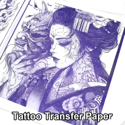 25/50/100 Pieces Of Tattoo Transfer Paper, Tattoo Template Transfer Paper, Copy Paper, Tattoo Supplies, Thermal Paper, 4-Layer A4 Size, Valentine's Day, Instant Rendering, Precise Shaping Without Blurring, Valentine's Day Gift, Suitable For Various Creative Patterns, Compatible With Most Transfer Machines, Tattoo Transfer Machine Accessories, Tattoo Artist Creates High-Quality Tattoos, Gift High-Definition Tattoo Template Paper