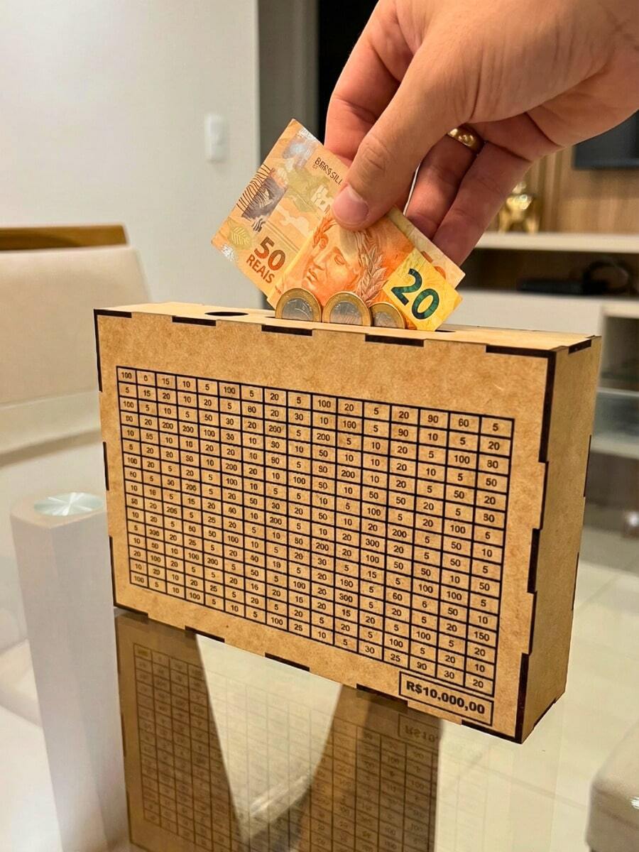 Woodbox MDF Challenge: 5,000, 10,000, Or 250 Deposits - Money Goals - 5 MIL - Ver 1