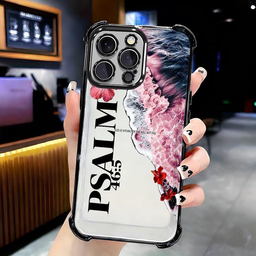El sonido de las flores en la orillaEsta funda de TPU con airbags en las cuatro esquinas es compatible con una amplia gama de modelos de , incluyendo el  17, Air, 16, 15, 14, 13, 12 Pro, 11 y XS Plus Max.  un diseño elegante y con estilo. Esta clásica funda híbrida a prueba de golpes está disponible en una variedad de colores, lo que la convierte en el regalo perfecto para amigos y familiares en Halloween, Navidad y Acción de Gracias. - Negro - Ver 1