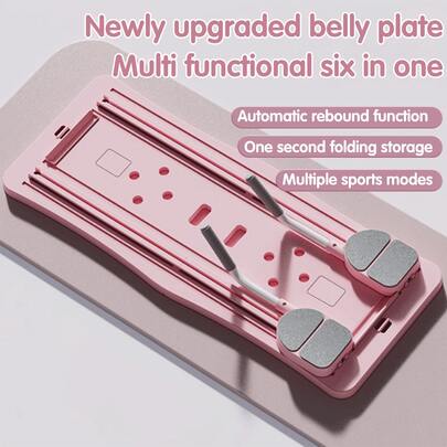 This 8-In-1 Multi-Functional Folding Pilates Board/Yoga Board Set Includes Resistance Bands, Perfect For Home Fitness And Fat Burning, Including Push-Up Exercises. It Offers Various Training Styles For Abdominal, Arm, Triceps, And Full-Body Core Strength Training. The Folding Design Saves Space And Makes It Easy To Store. Suitable For Both Abdominal And Full-Body Core Strength Training. Ideal For Home And Gym Use.