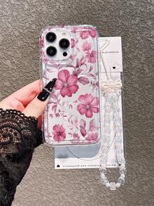 1个新款畅销透明气垫夏威夷花卉图案手机壳，带挂绳，兼容 17 Pro Max/17 Pro/17/17 Pro Max/16/16 Pro/16 Plus/15 Pro Max/15 Pro/15 Plus/15/14 Pro Max/14 Pro/14/13 Pro/13/12 Pro/12/11/XS/XS Max/8 Plus/7，Galaxy S25/A14/A23 5G/A15/A32/A33/A24/A51/A53/S20 FE/S21/S22/S23/S24/S25/S24 Ultra/A71/A55/A36/S21 Ultra/S23 Ultra，全包软壳，适合情人节、朋友、家人、情侣、自己、男朋友、女朋友、节日等场合。 - 彩色 - 查看 4