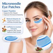 1/2pcs White Comfortable Breathable Self-Adhesive Face Stickers - Multicolor - View 5