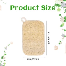 3件套天然丝瓜络套装，100%纯天然丝瓜络海绵，适用于洗碗 - 彩色 - 查看 2