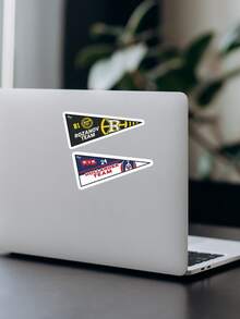 Heated Rivalry Inspired Hockey Team Stickers - Montreal Metros & Boston Pennant Decals, Bookish Gifts For Romance Readers, Waterproof Vinyl - Multicolor - View 7