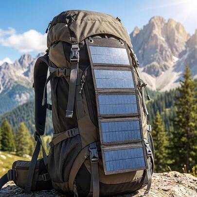 1 Piece, Portable Solar Charger 35W - Foldable And Easy To Carry - USB 5V Output, Solar Panel, Suitable For Outdoor Travel And Camping, Charging Mobile Phone Batteries, Tablet Chargers, Power Banks, Fans, Flashlights