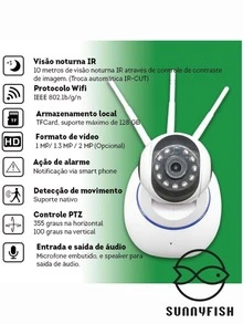 IP Camera Robot With 3 Wi-Fi Antennas, Night Vision, Full HD 360º, Microphone, Audio, Baby Monitor Robot. - View 2