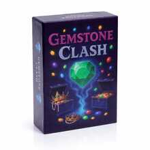 GEMSTONE CLASH Renaissance Gem Merchant Strategy Board Game Competitive Resource Management Engine Builder Masterpiece Jewel Crafting Tabletop Experience Noble Prestige Points Pursuit Tactical Card Drafting Adventure - Blue - View 7