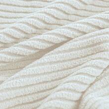 2PCS-Sofa Armrest Cover Protector - Non-Slip, Snug Fit, Vertical Striped, Cat Scratch Resistant, All-Season Washable - Beige - View 4