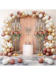 51 Inch Tall Gold Wedding Candelabra Large Candle Holder For Party Events & Home Decor - 金的 - 查看 5