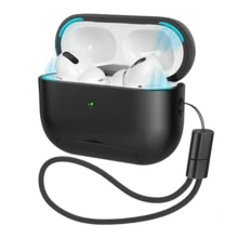 Keychain,Lanyard RFUNGUANGO Pro 2nd/1st Generation Case With Cleaning Kit (HaloLock), Anti-Slip Adjustable Kickstand, Anti-Fingerprint Coating & Precision, Full Drop Protection Cover With Lanyard - Black - View 1