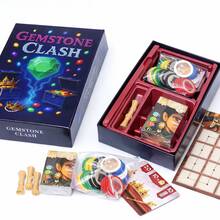 GEMSTONE CLASH Renaissance Gem Merchant Strategy Board Game Competitive Resource Management Engine Builder Masterpiece Jewel Crafting Tabletop Experience Noble Prestige Points Pursuit Tactical Card Drafting Adventure - Blue - View 6