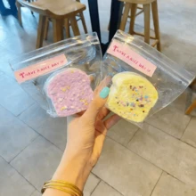 2026新款可捏捏吐司蛋糕软萌玩具，超厚超软面团减压捏捏乐，生日/圣诞节/节日/完美礼物 - 彩色 - 查看 4