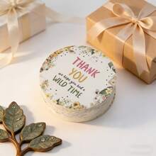 10/50/100Pcs The Thank-You Card Label With The Theme Of "Wild Time" Is Very Suitable For Use As A Party Gift Or Gift Packaging Label - Multicolor - View 5