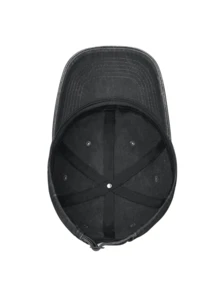 Washed Denim Baseball Cap For Men And Women Fashionable Casual Hat With Classic Logo Design   New YorkYankees White Embroidered Logo On Black Distressed Denim Fabric   Perfect For Everyday Wear Outdoor Activities Sports Events And Leisure Time Adjustable Fit For Comfort And Style Unisex Design Suitable For All Ages And Occasions - 黑色 - 查看 5