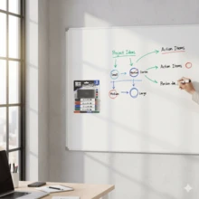 Marcador para pizarra blanca, disponible en varias especificaciones, color negro, marcador de agua, borrable. Ideal para oficina, estudio, enseñanza y uso doméstico. - 3bolígrafos + 1 goma de borrar. - Ver 10