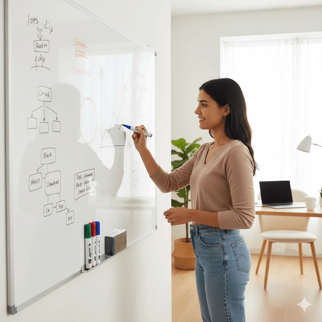 Marcador para pizarra blanca, disponible en varias especificaciones, color negro, marcador de agua, borrable. Ideal para oficina, estudio, enseñanza y uso doméstico. - 3bolígrafos + 1 goma de borrar. - Ver 1