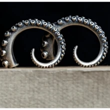 1 pieza Pendiente gótico vintage para hombres - Estilo punk rock, cobre de baja alergia - S8 - Ver 13