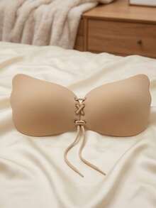 2件/套粘性聚拢文胸，无肩带露背设计，完美搭配连衣裙、泳装、比基尼和沙滩度假装 - 彩色 - 查看 4