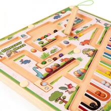 Dinosaur Maze Toy, Magnetic Colorful Numeric Maze Board With Counting Beads, Montessori Early Education Puzzle For Children 3+ Years Old, Fine Motor Skills Development Toy, Ideal Birthday Gift For Boys And Girls - Multicolor - View 8
