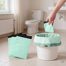 10/20/50/100片装女士卫生巾旅行收纳袋 - 防异味卫生棉条收纳袋，大容量化妆品整理袋，适用于存放化妆品、护肤品、手机等。是度假、节日和送礼的理想之选，也是旅行必备的收纳整理好帮手。 - 彩色 - 查看 2