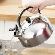 Lislark 3L Stainless Steel Tea Kettle - Large Capacity, Whistling Pot For Induction & Gas Stoves, Perfect For Home And Restaurant Use - Silver - View 4