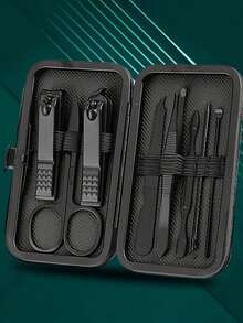 Nail Clippers Sets High Precisio Stainless Steel Nail Cutter Pedicure Kit Nail File Sharp Nail Scissors And Clipper Manicure Kit Fingernails & Toenails With Portable Stylish Case - Multicolor - View 21